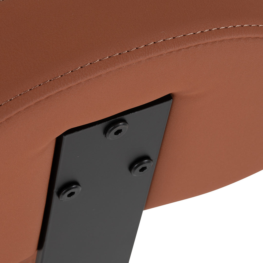 Taburete de silla de montar con respaldo Gabbiano D026 Marrón - imagen 8