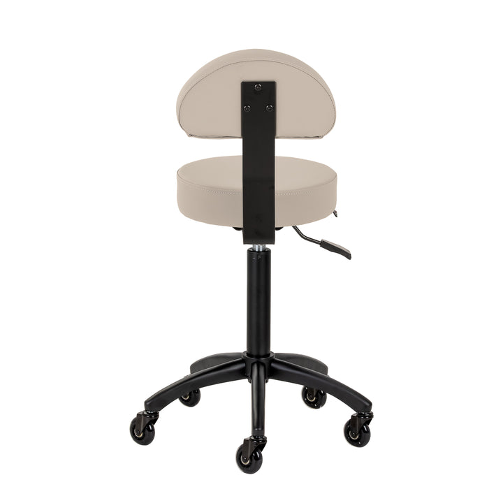 Taburete de silla de montar con respaldo Gabbiano D026 Beige - imagen 3