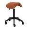 Taburete de silla de montar ajustable Gabbiano D032 Marrón