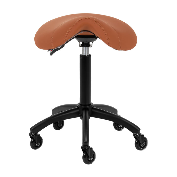 Taburete de silla de montar ajustable Gabbiano D032 Marrón - imagen 2