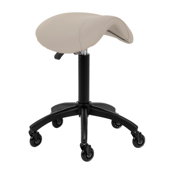Taburete de silla de montar ajustable Gabbiano D032 Beige