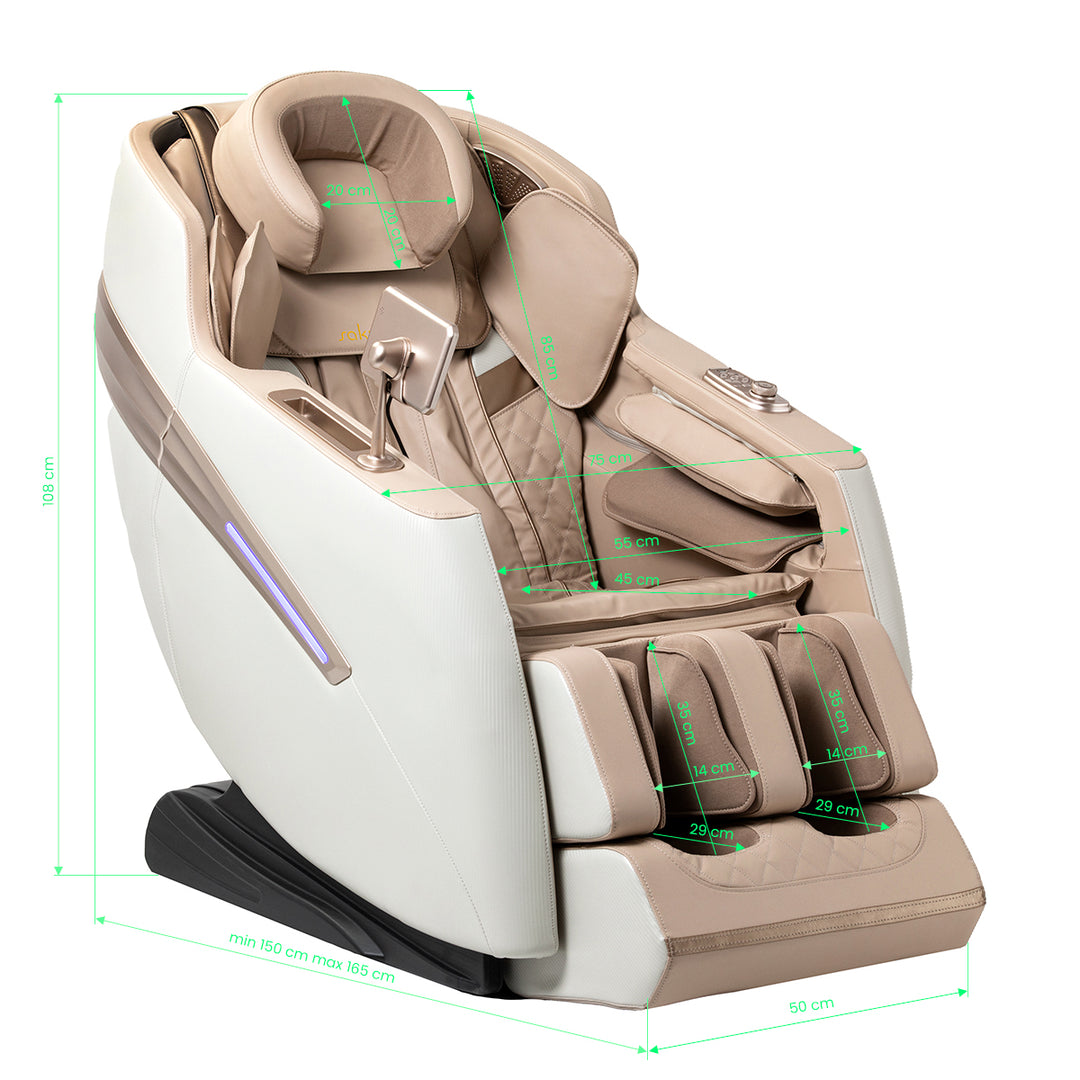 Sillón de masaje eléctrico Sakura Prime 101 Beige - imagen 18