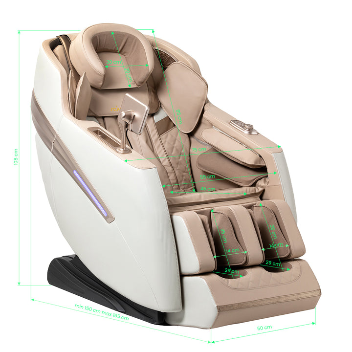 Sillón de masaje eléctrico Sakura Prime 101 Beige - imagen 18