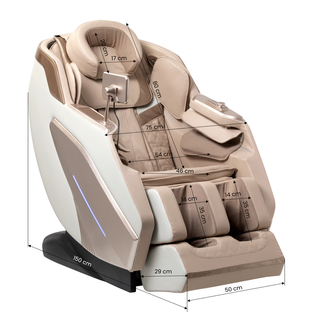 Sillón de masaje eléctrico Sakura Prime 108 Beige - imagen 17