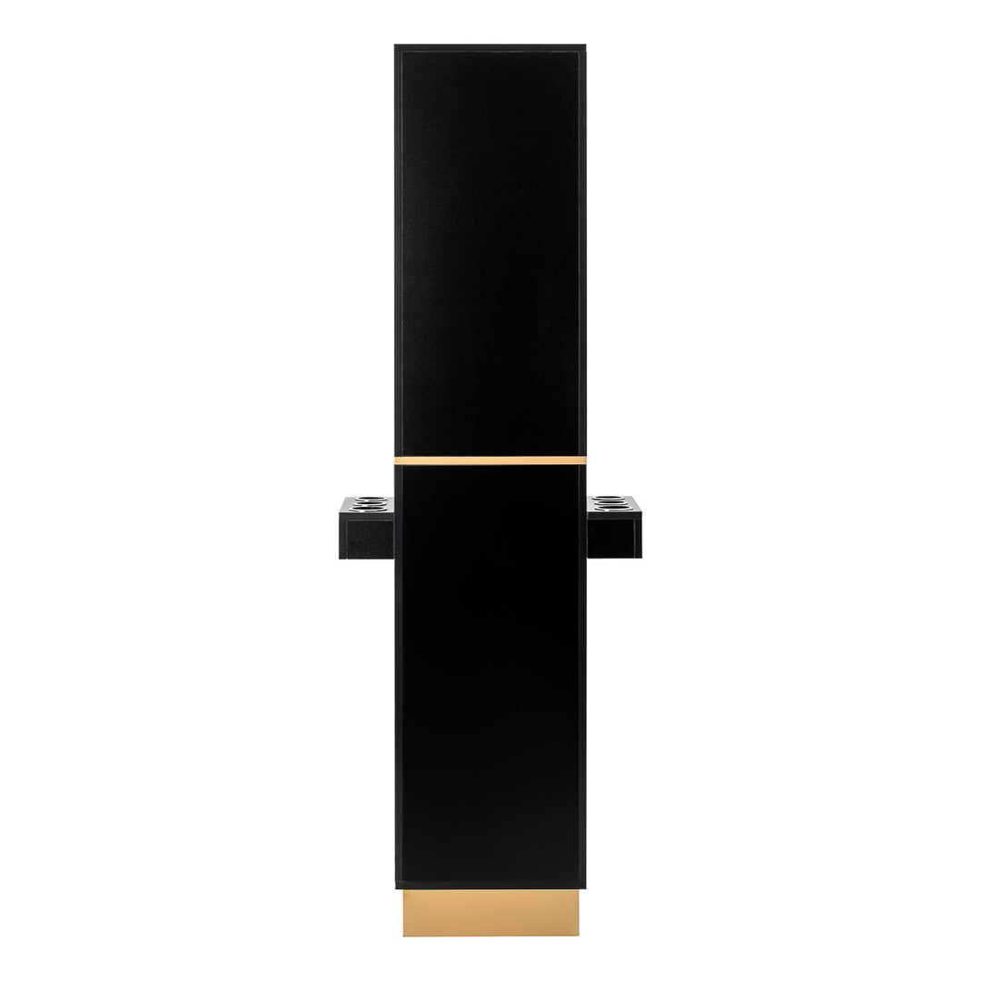 Tocador peluquería Gabbiano Totem Negro-Oro - imagen 5