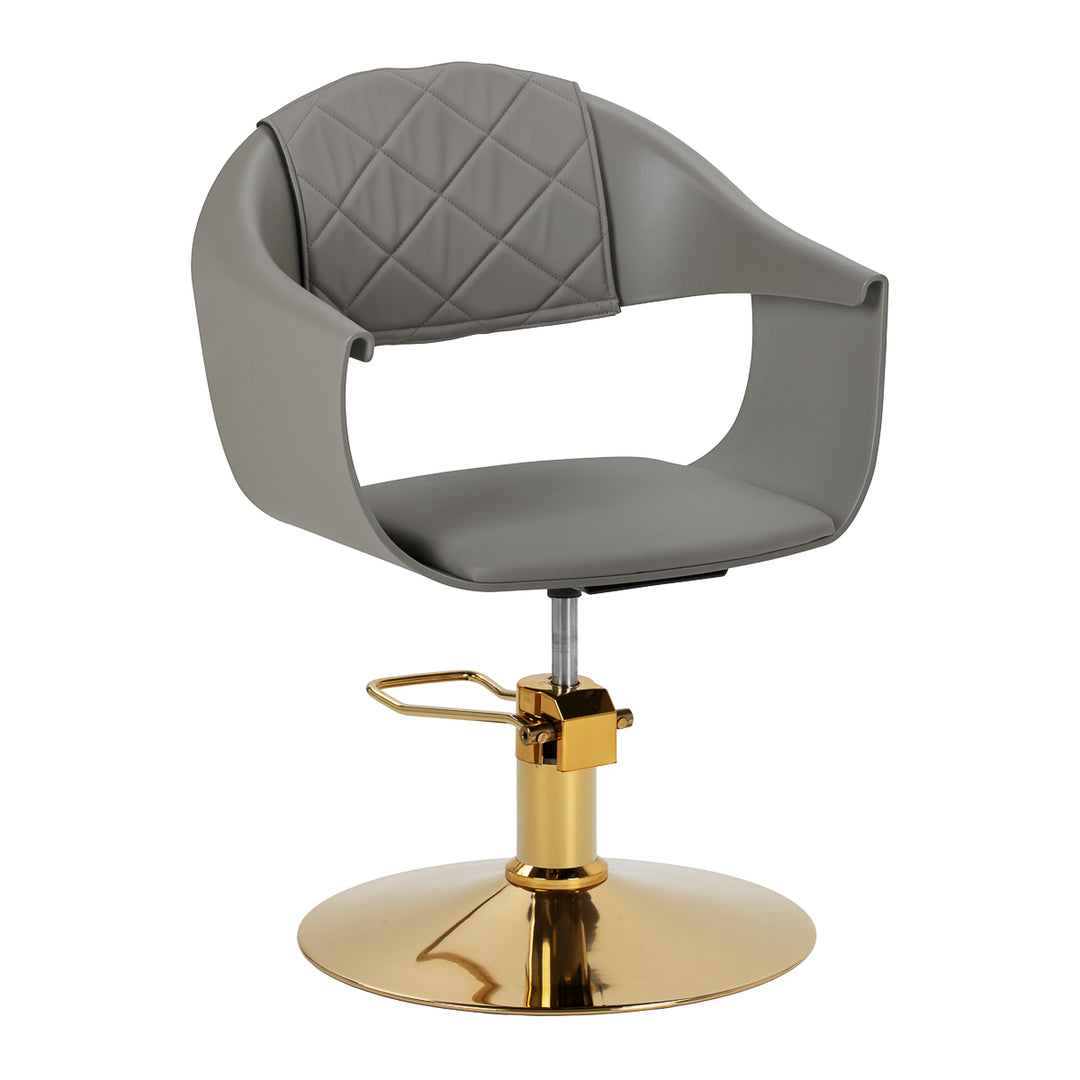 Sillón de peluquería Hair System Halo Gris