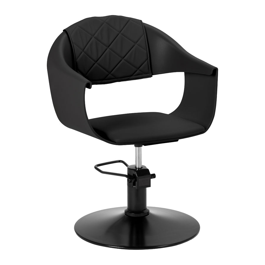 Sillón de peluquería Hair System Halo Noir Negro