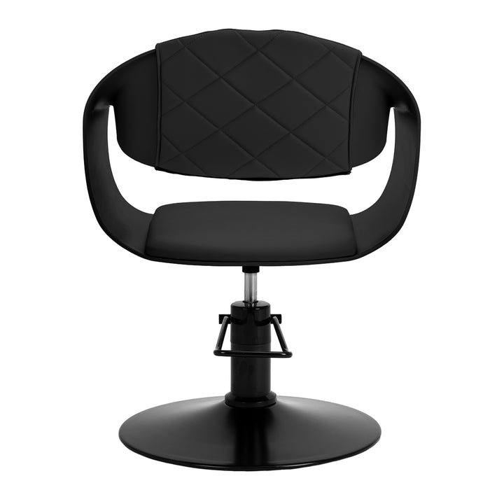 Sillón de peluquería Hair System Halo Noir Negro - imagen 4