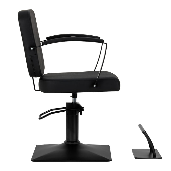 Sillón de peluquería Hair System Edge Noir Negro - imagen 3