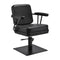 Sillón de peluquería Gabbiano Madryt Negro-Negro