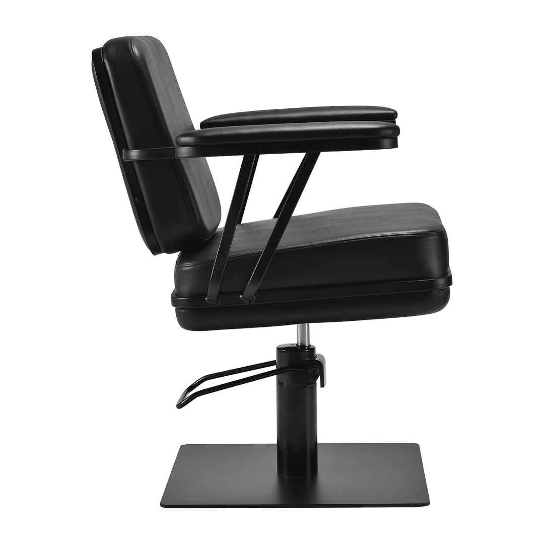 Sillón de peluquería Gabbiano Madryt Negro-Negro - imagen 4