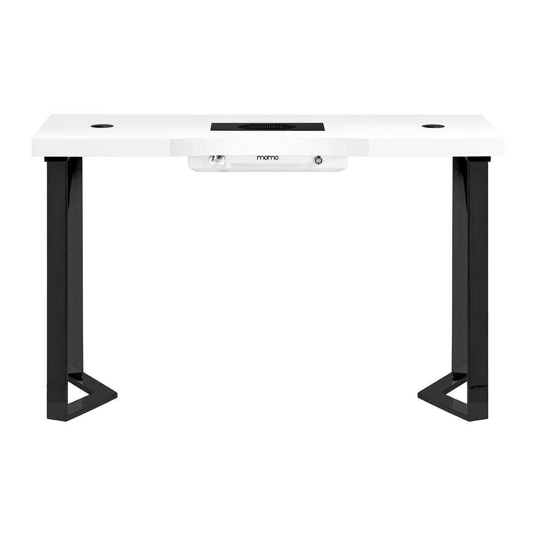 Mesa Manicura Momo 05 Negro-Blanco con Aspirador - imagen 2