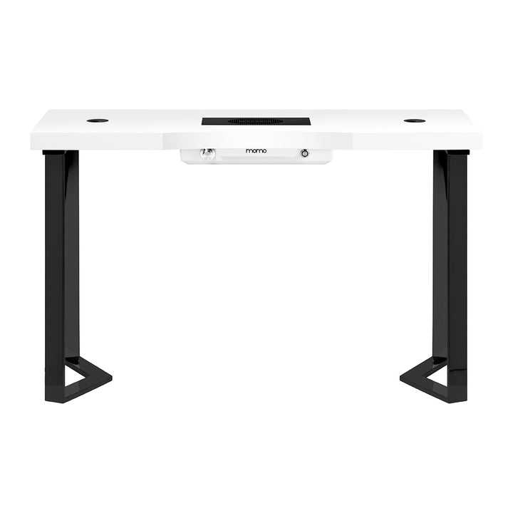 Mesa Manicura Momo 05 Negro-Blanco con Aspirador - imagen 2
