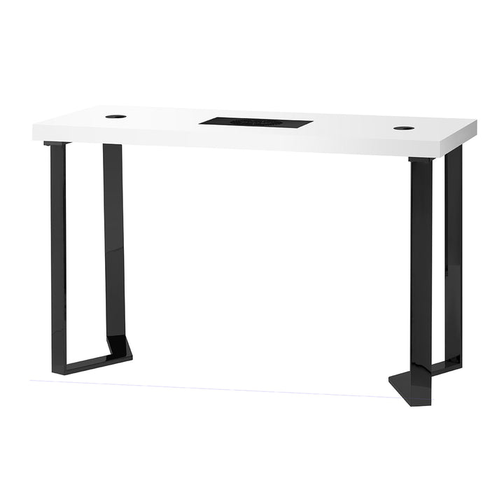 Mesa Manicura Momo 05 Negro-Blanco con Aspirador - imagen 3