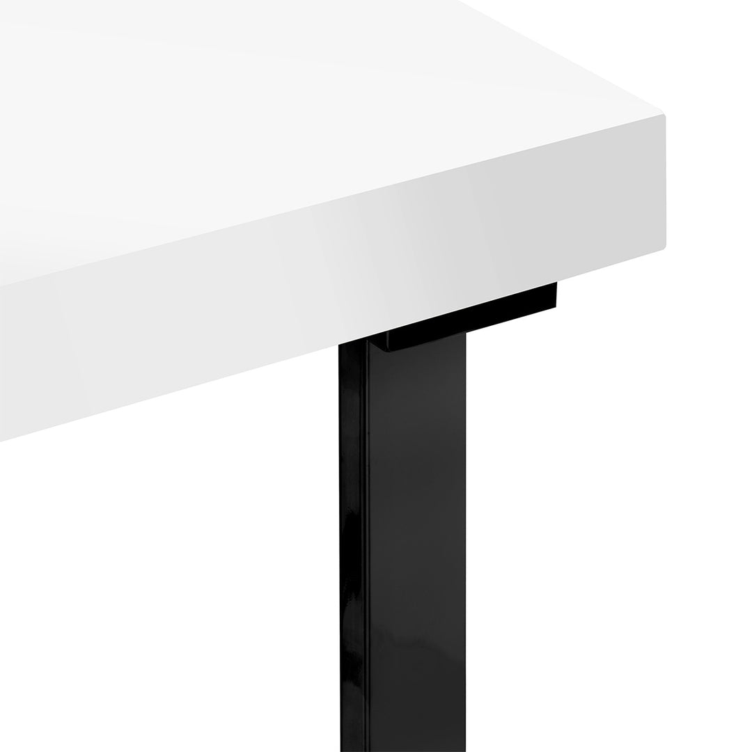 Mesa Manicura Momo 05 Negro-Blanco con Aspirador - imagen 6