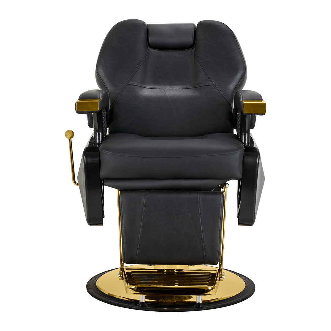 Sillón de Barberia Hair System New York Negro-Oro - imagen 2