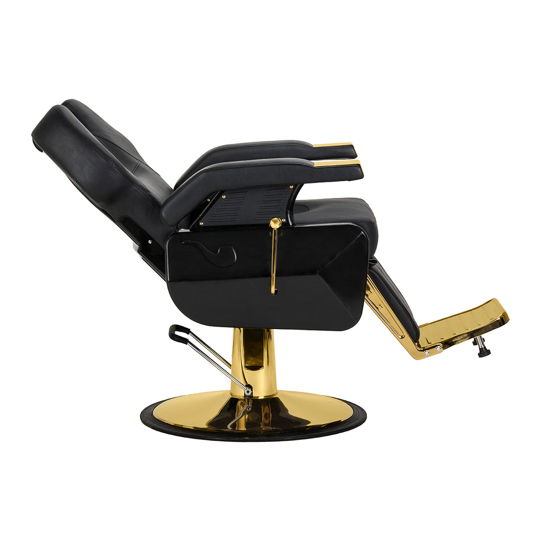Sillón de Barberia Hair System New York Negro-Oro - imagen 5