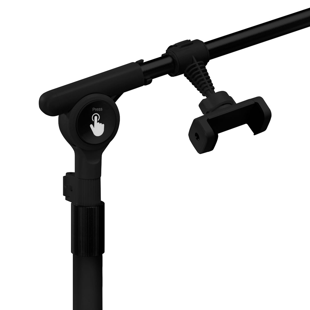 Lámpara Pestañas LED con Trípode y Color e Intensidad de Luz Ajustables Glow Negra - imagen 7