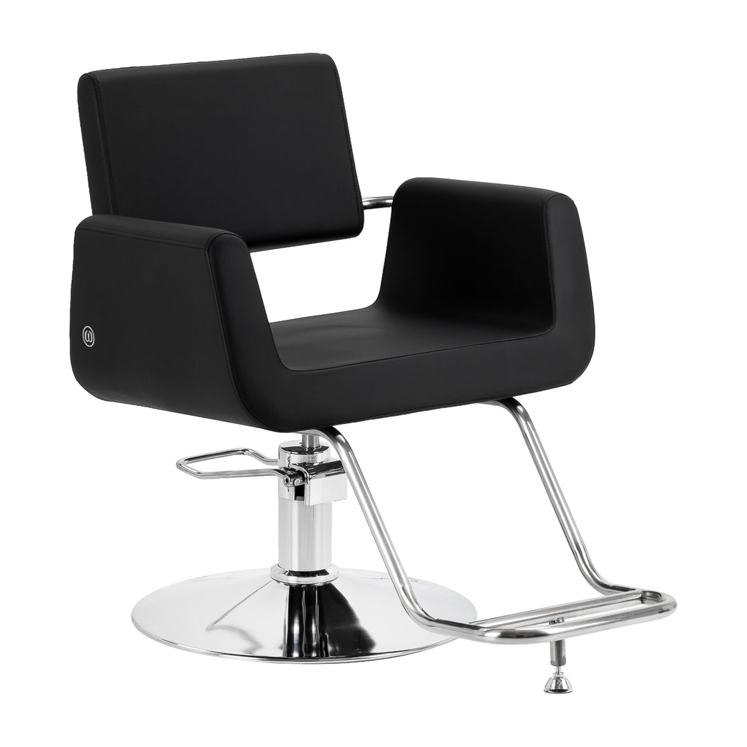 Sillón de peluquería Omega Lyra Negro