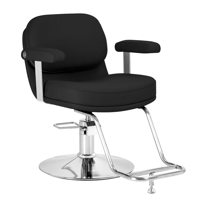 Sillón de peluquería Omega Astra Negro