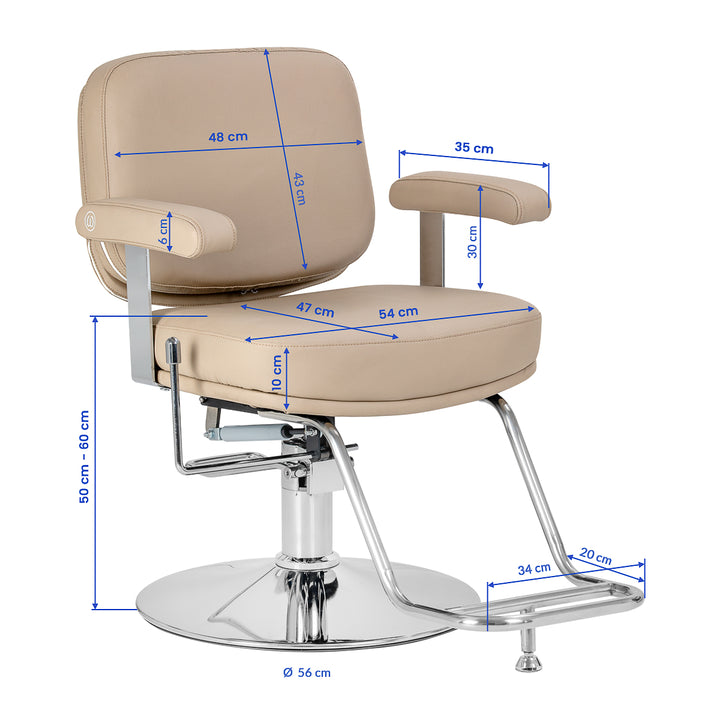 Sillón de peluquería Omega Astra Plus Beige - imagen 10