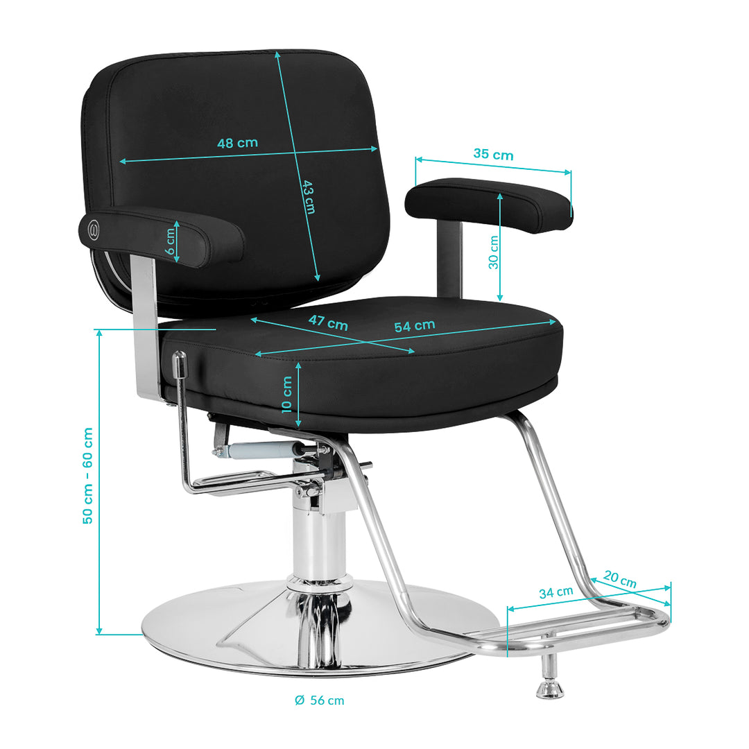 Sillón de peluquería Omega Astra Plus Negro - imagen 11