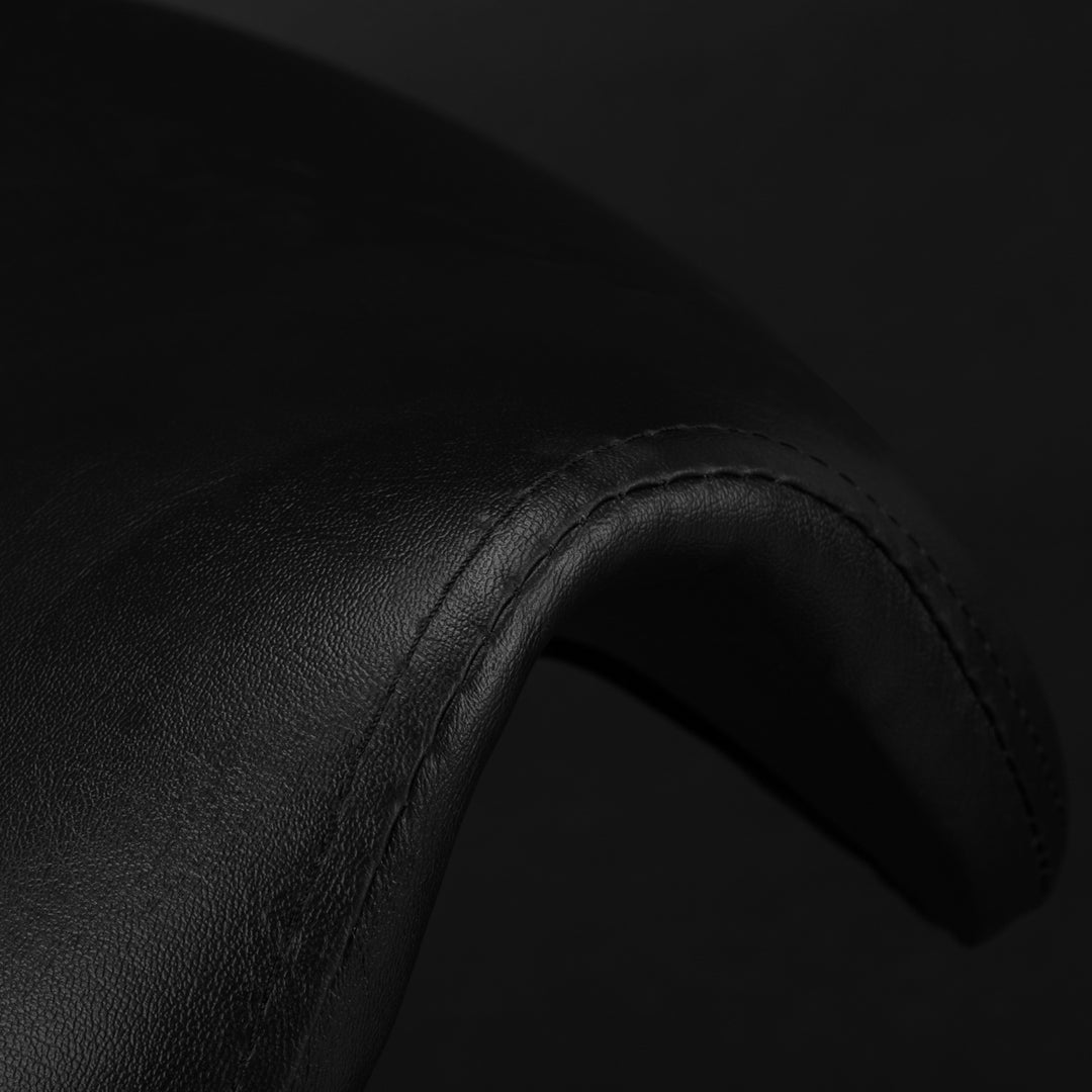 Taburete Ergonómico con Ruedas y Respaldo 6001-G Oro-Negro - imagen 5