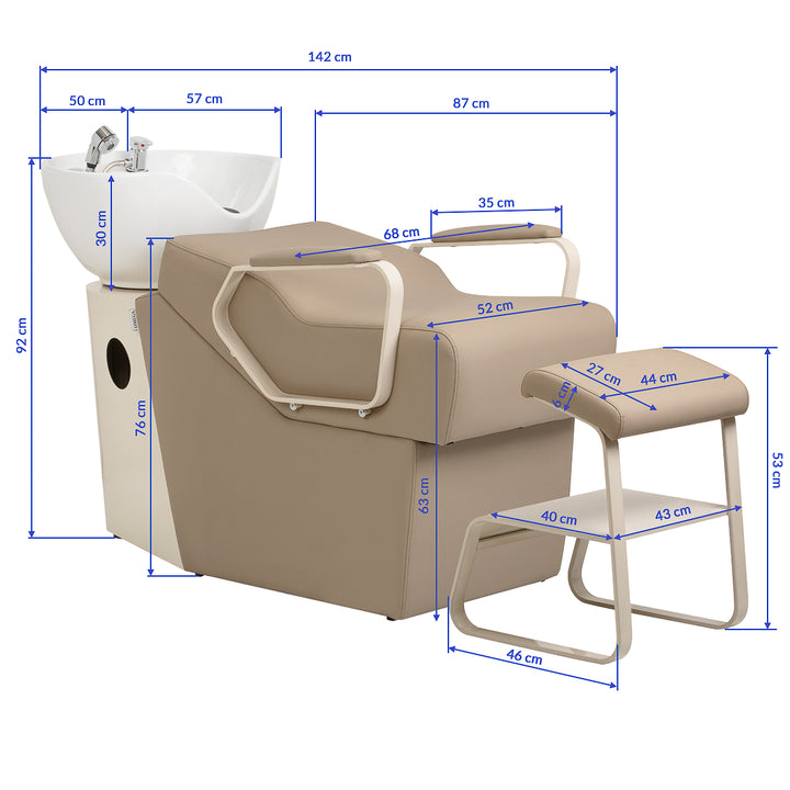 Lavacabezas Omega Marina Beige - imagen 14