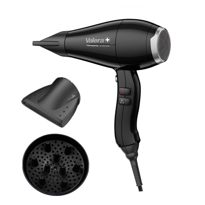 Secador de pelo Valera Silent Jet 8600 Iónico Rotocord Negro - imagen 2