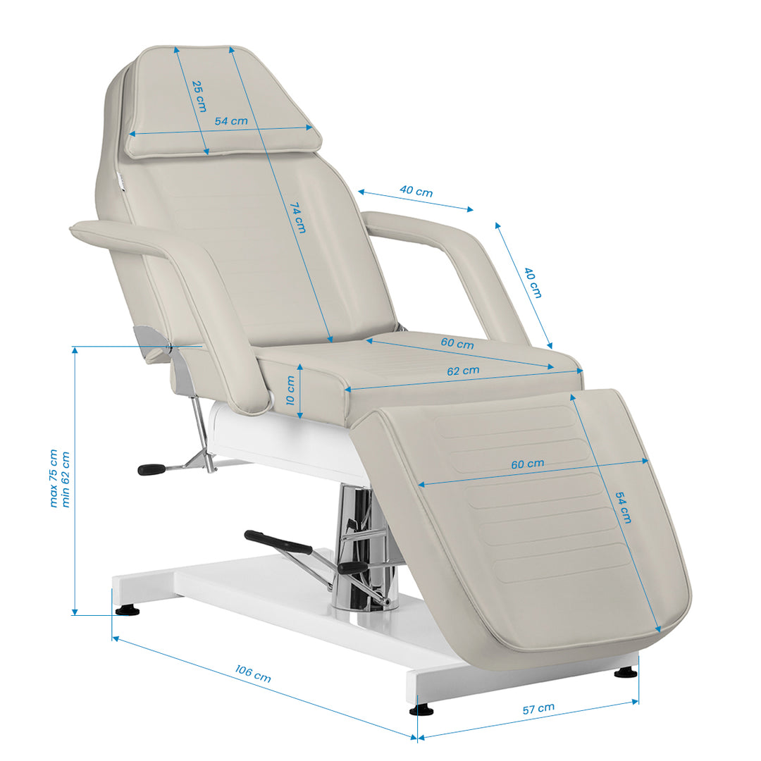 Sillón de tratamiento hidráulico Sillon v2 210 Beige - imagen 18
