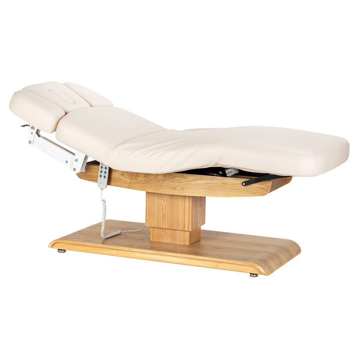 Camilla de masaje eléctrica Sillon Relax Crema-Marrón claro