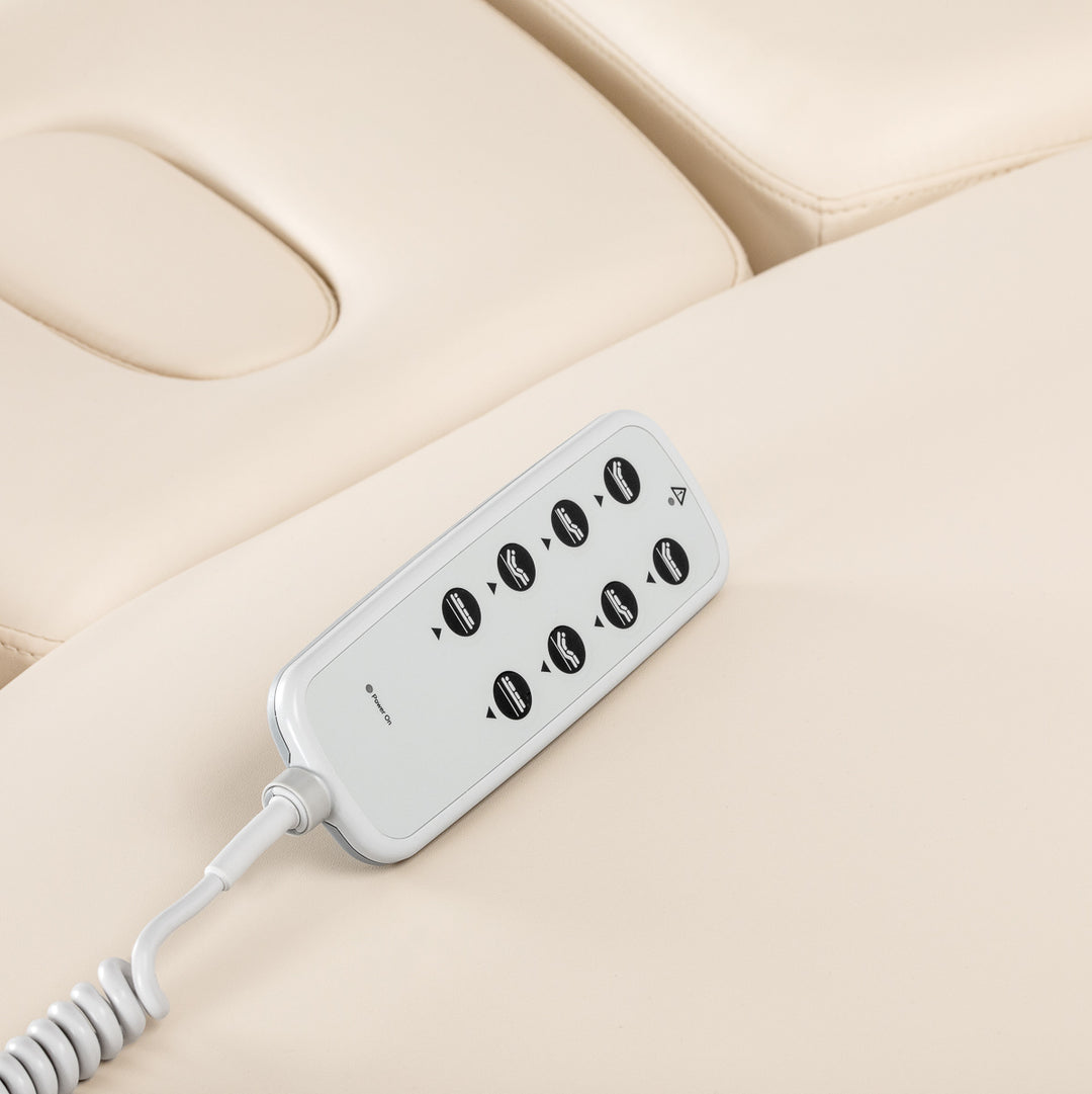 Camilla de masaje eléctrica Sillon Relax Crema-Marrón claro - imagen 17
