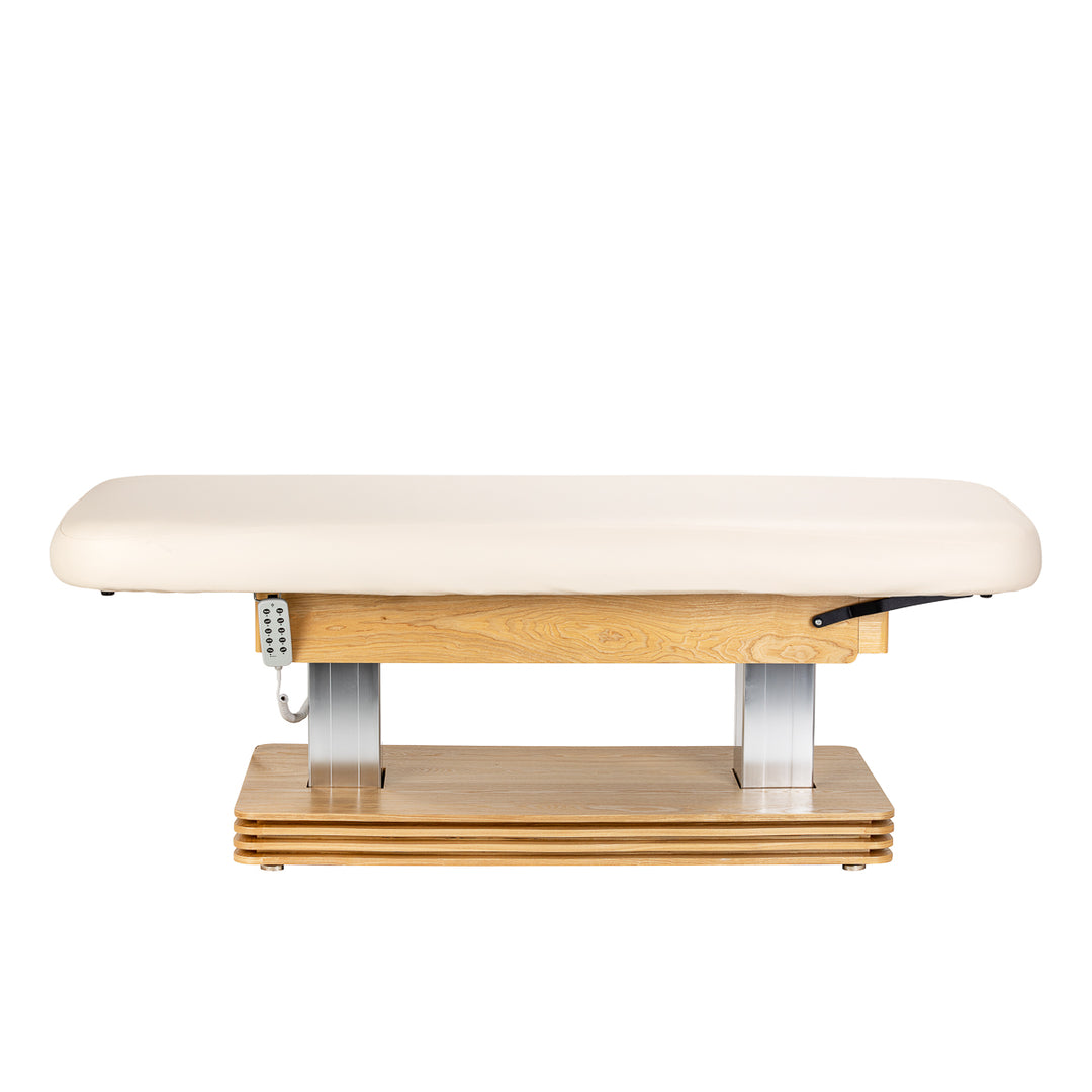 Camilla de masaje eléctrica Sillon Comfort Crema-Marrón claro - imagen 5
