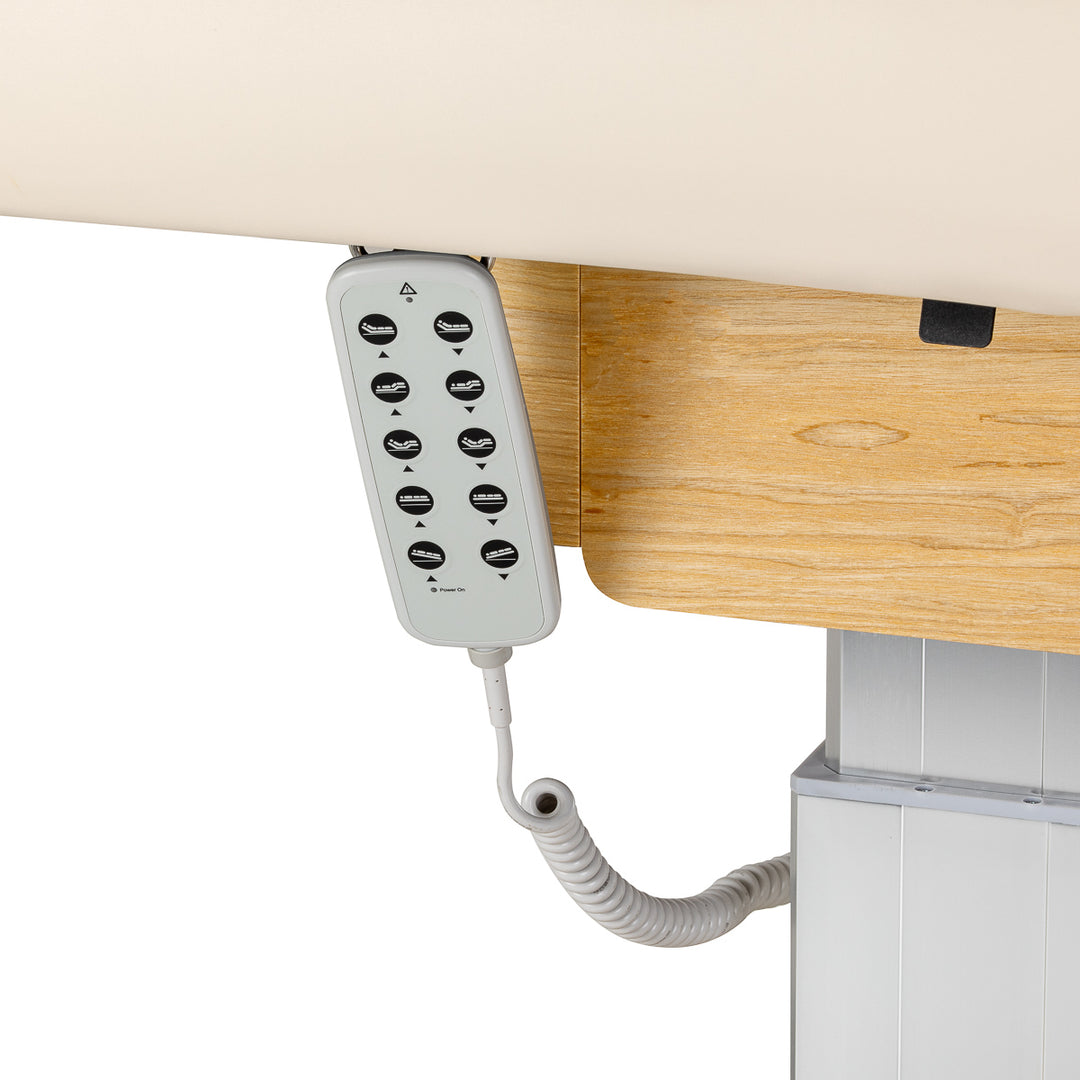 Camilla de masaje eléctrica Sillon Comfort Crema-Marrón claro - imagen 7