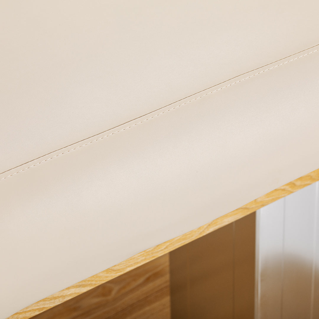 Camilla de masaje eléctrica Sillon Comfort Crema-Marrón claro - imagen 12