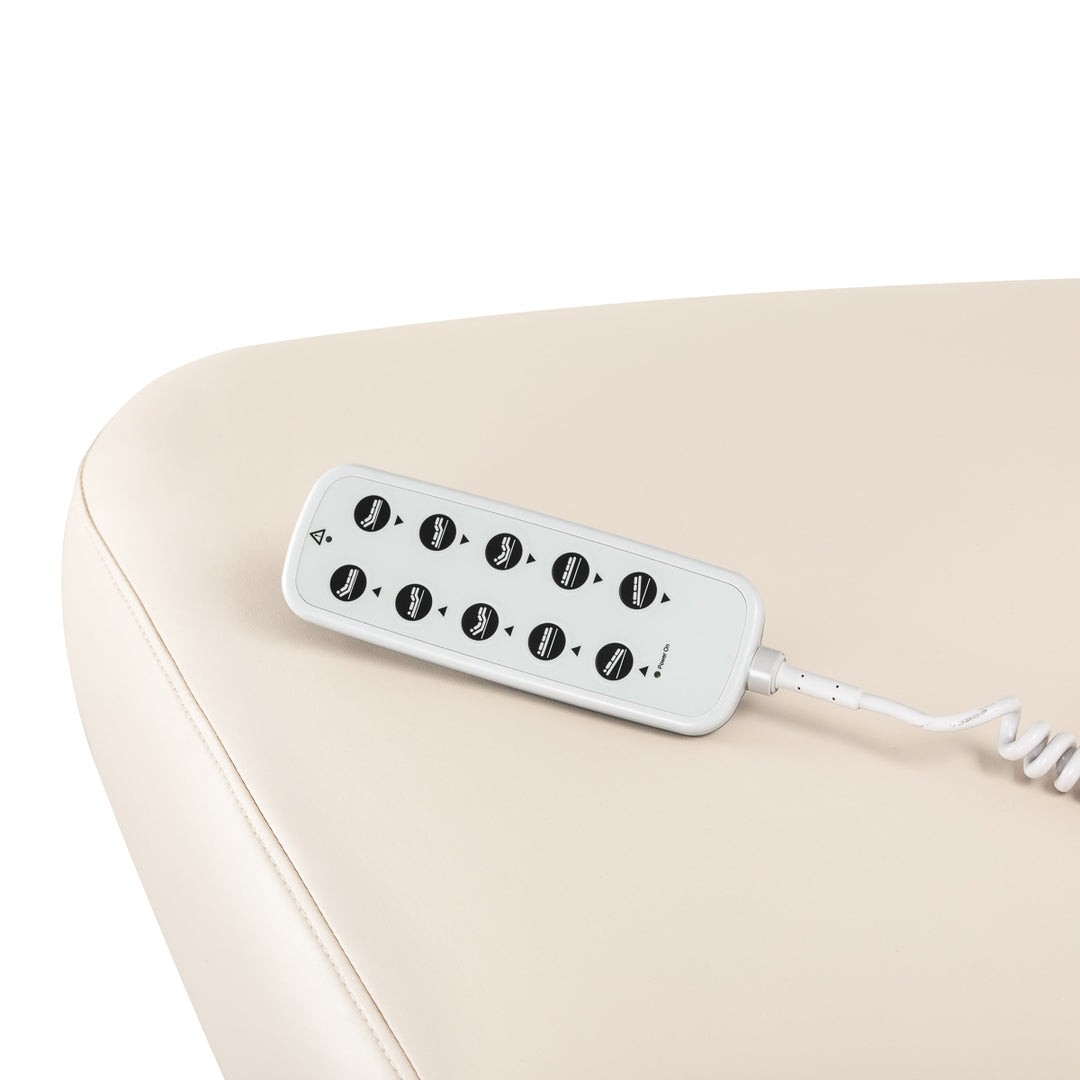 Camilla de masaje eléctrica Sillon Comfort Crema-Marrón claro - imagen 15