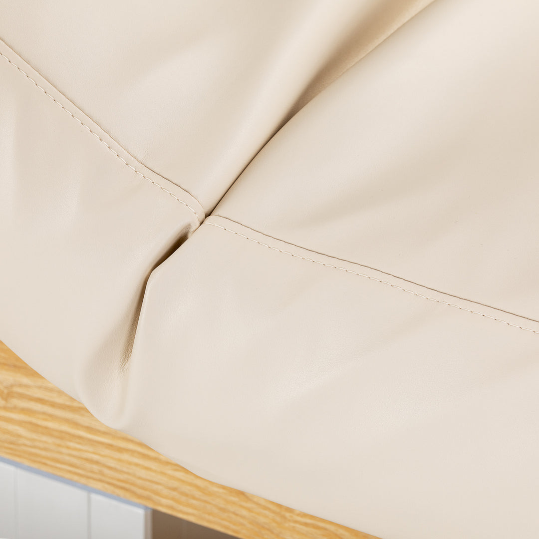 Camilla de masaje eléctrica Sillon Comfort Crema-Marrón claro - imagen 17