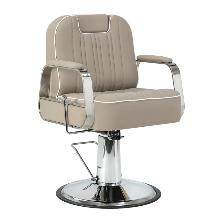 Sillón de barbero Gabbiano Rufo Beige