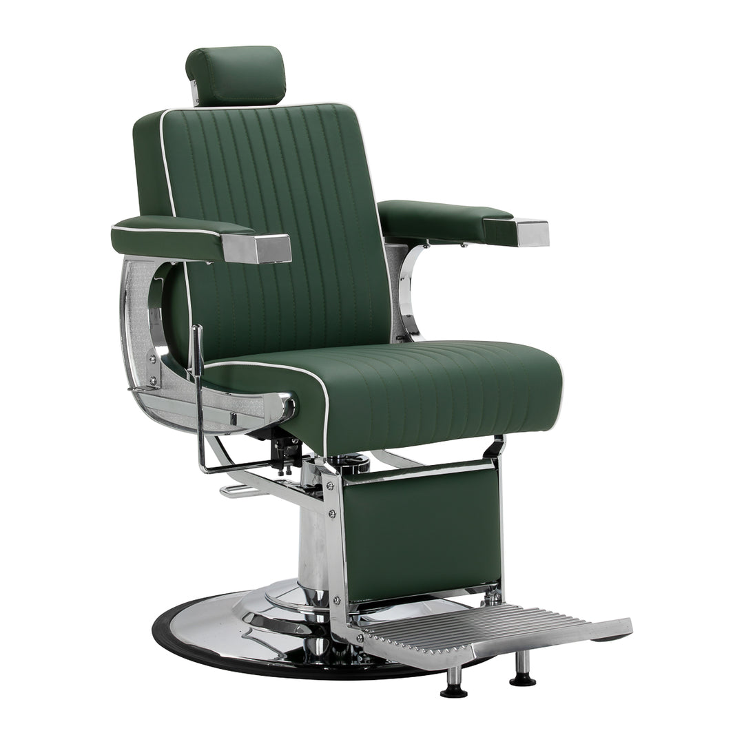 Sillón de Barberia Gabbiano Visionerio Verde