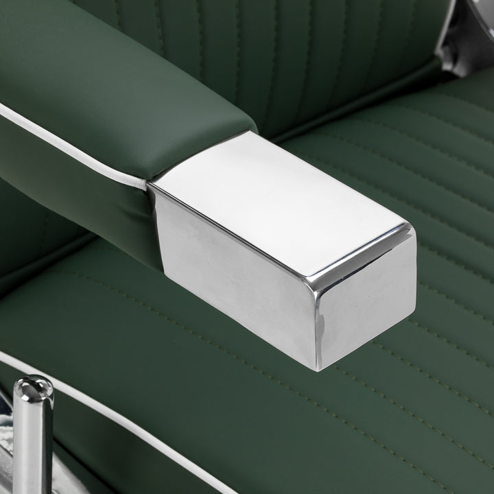 Sillón de Barberia Gabbiano Visionerio Verde - imagen 6