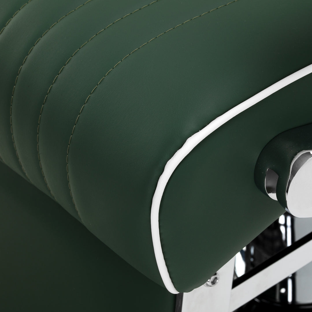Sillón de Barberia Gabbiano Visionerio Verde - imagen 13
