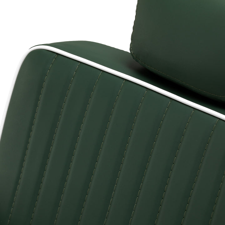 Sillón de Barberia Gabbiano Visionerio Verde - imagen 15
