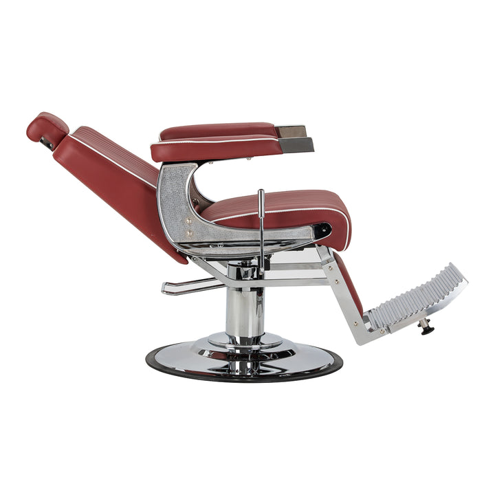 Sillón de Barberia Gabbiano Visionerio Rood - imagen 3