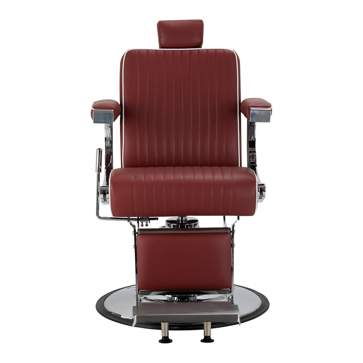 Sillón de Barberia Gabbiano Visionerio Rood - imagen 4
