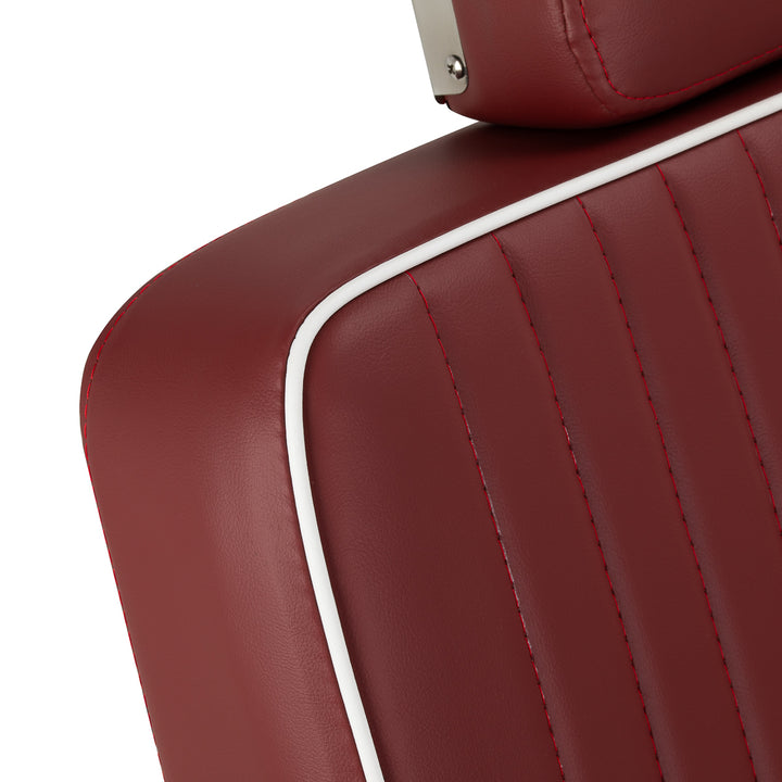 Sillón de Barberia Gabbiano Visionerio Rood - imagen 7