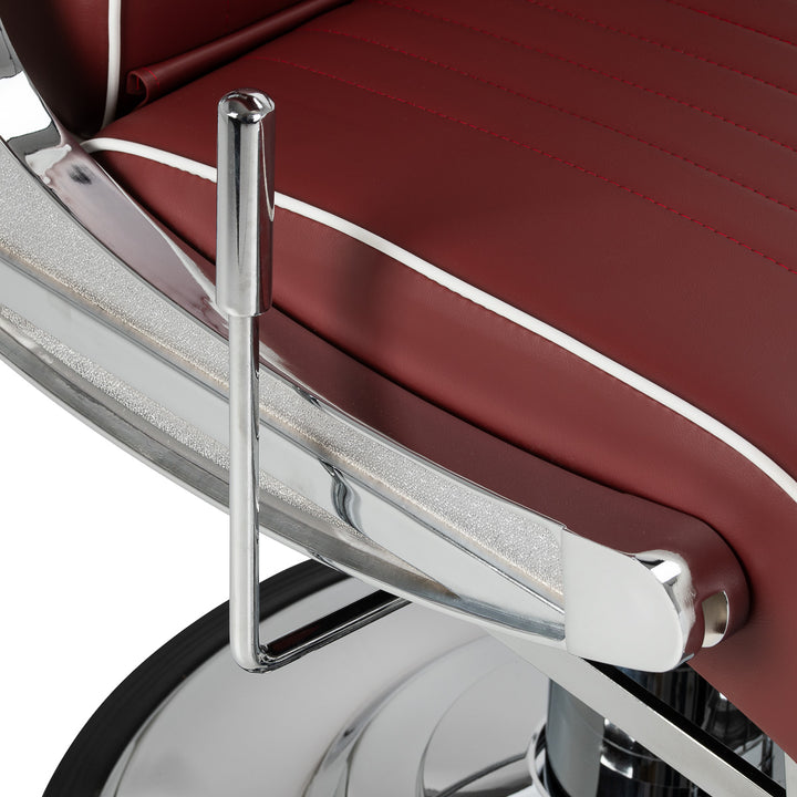 Sillón de Barberia Gabbiano Visionerio Rood - imagen 8