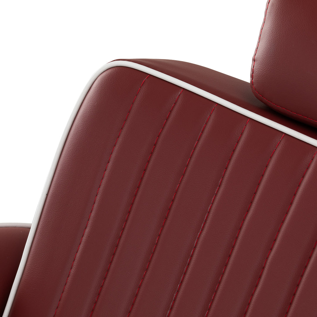 Sillón de Barberia Gabbiano Visionerio Rood - imagen 13