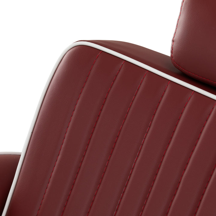 Sillón de Barberia Gabbiano Visionerio Rood - imagen 13
