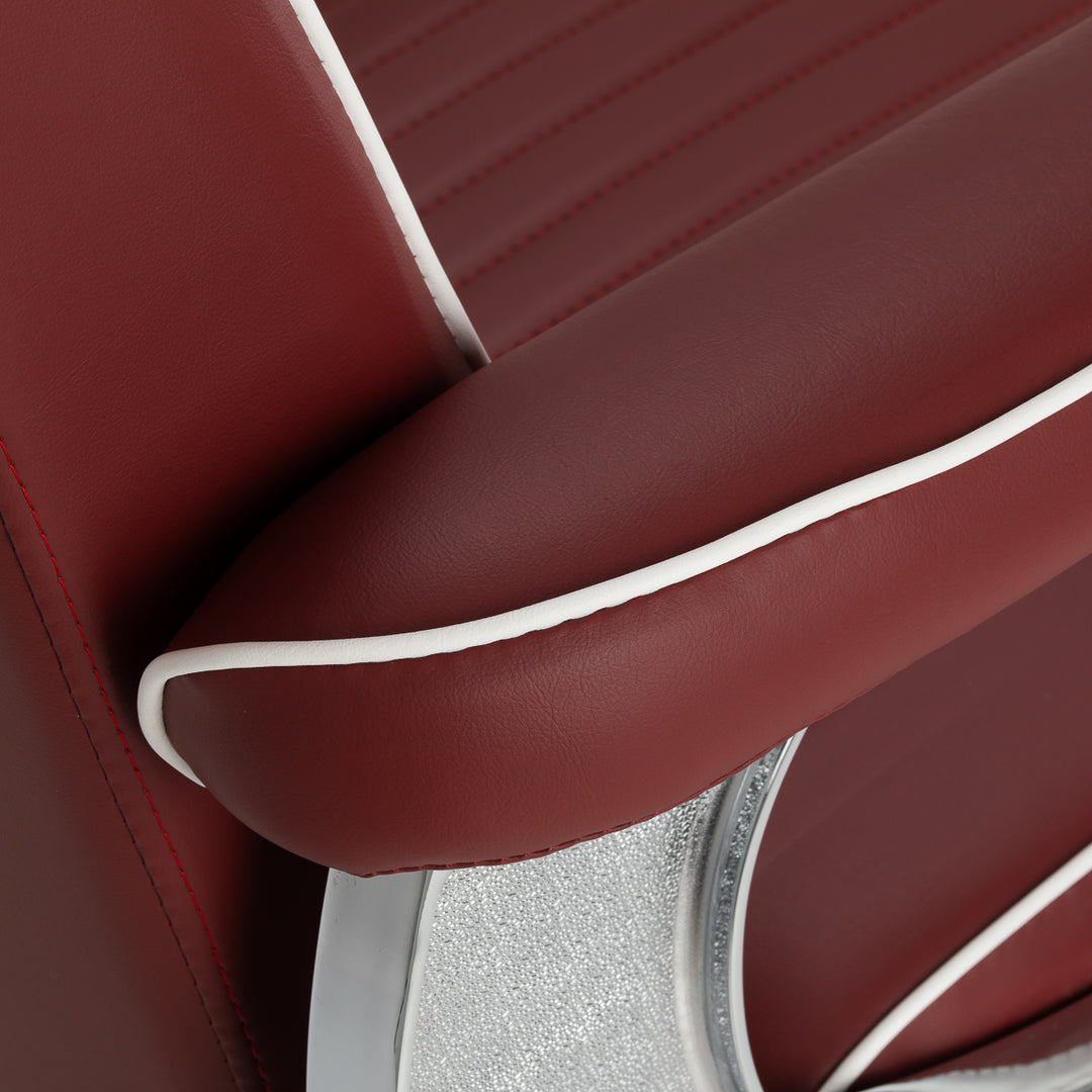 Sillón de Barberia Gabbiano Visionerio Rood - imagen 15