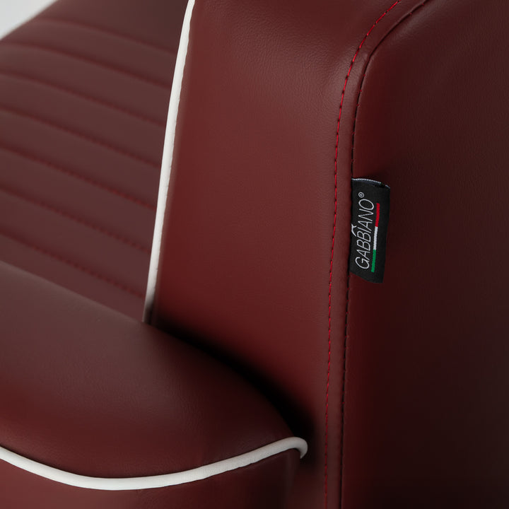 Sillón de Barberia Gabbiano Visionerio Rood - imagen 17